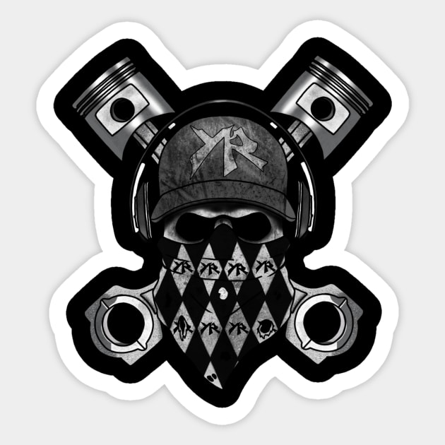 Young Renegades Sticker by Oliverbanksart